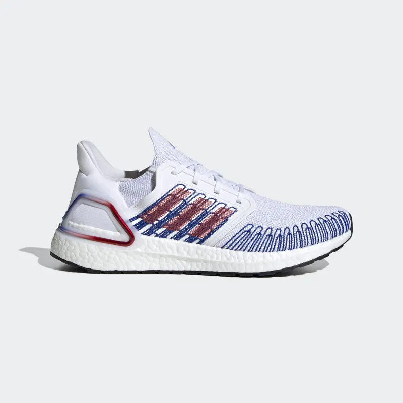 adidas Ultra Boost 20 Scarlet Royal Blue White/Scarlet/Team Royal Blue (EG0712)