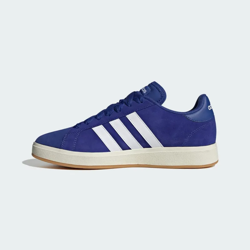 Adidas Grand Court Base 00s Blue / Cloud White / Gum (IH1039)
