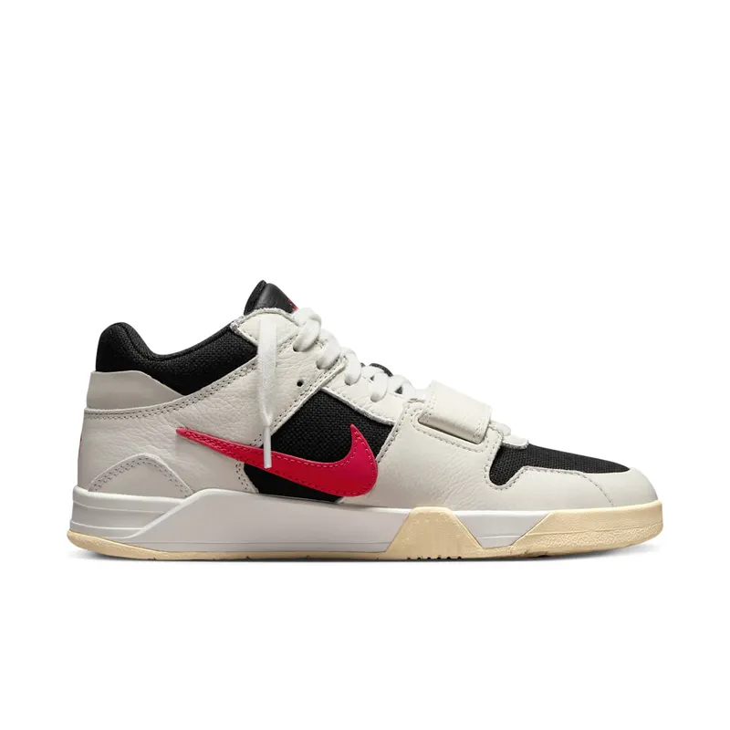 Jordan x Travis Scott Air Jordan Jumpman “Sail/University Red-Black-Muslin” (FZ8117-101)