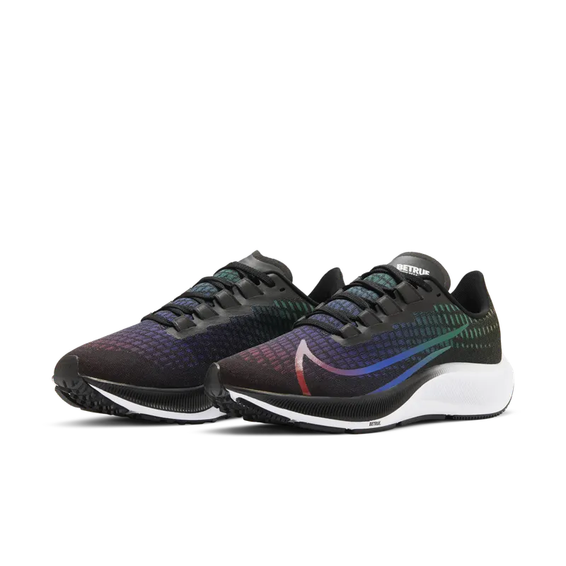 Nike Air Zoom Pegasus 37 Be True 2020 (W) Black/Multi-Color-White (CZ5923-001)