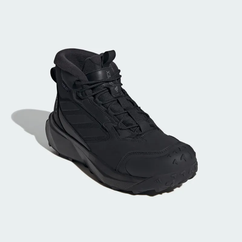 Adidas Terrex Winter Leather Mid Cut RAIN.RDY COLD.RDY Boots Core Black / Core Black / Grey Four (ID2859)