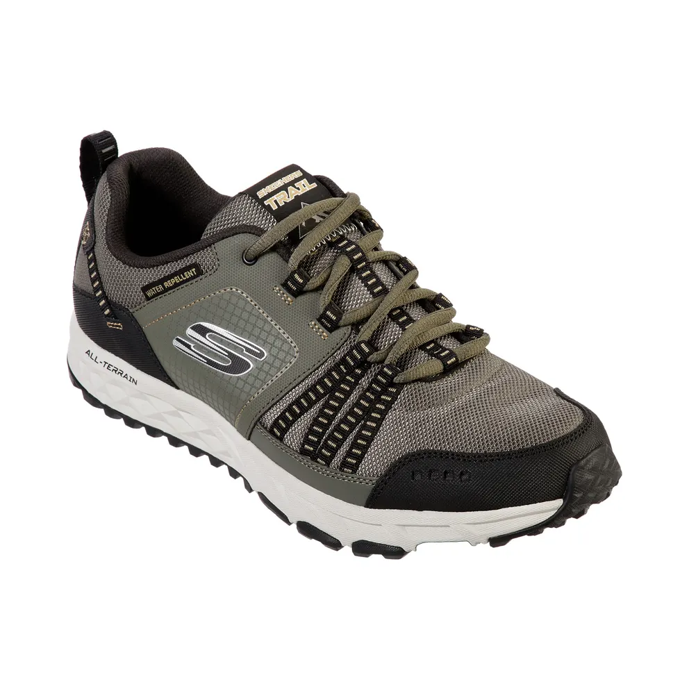 Skechers Escape Plan – Olijf / Black – “Green” (51591 OLBK)