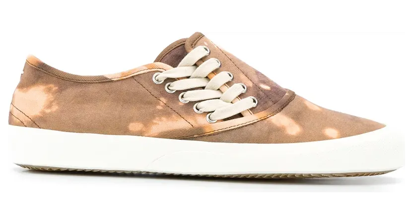 Maison Margiela Sneakers met tie-dye print – Bruin (S37WS0498P3256)