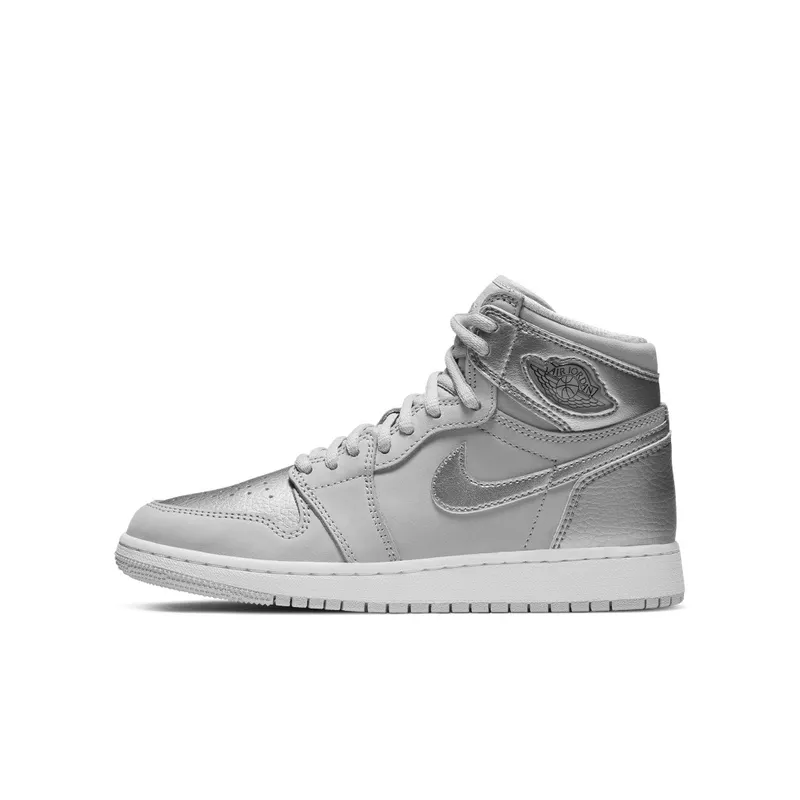 Jordan 1 Retro High CO Japan Neutral Grey (GS) Neutral Grey/Metallic Silver-White (575441-029)