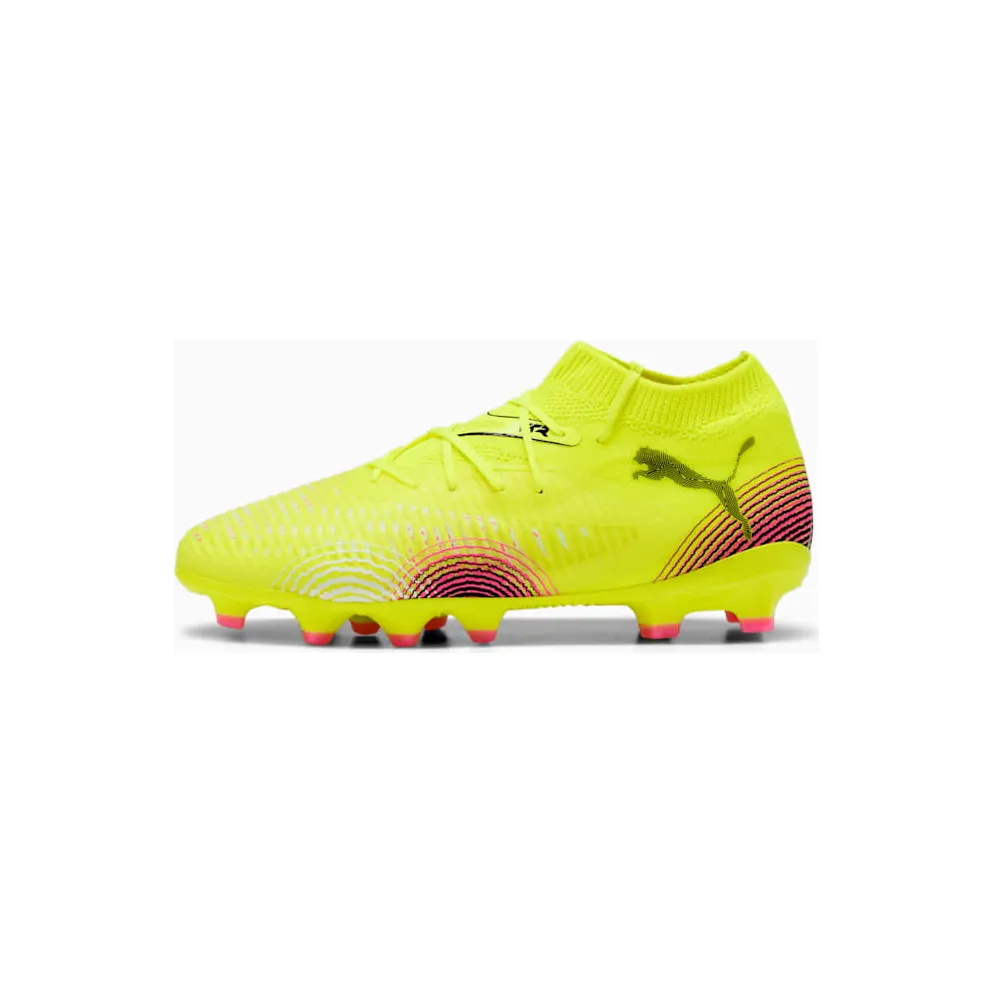 Puma Future 8 Pro FG/AG Jr Yellow Alert Black Sun Struck (108142-03)