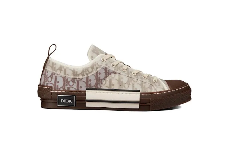 Dior B23 Low Coffee Oblique Canvas (3SN249ZMK_H761)