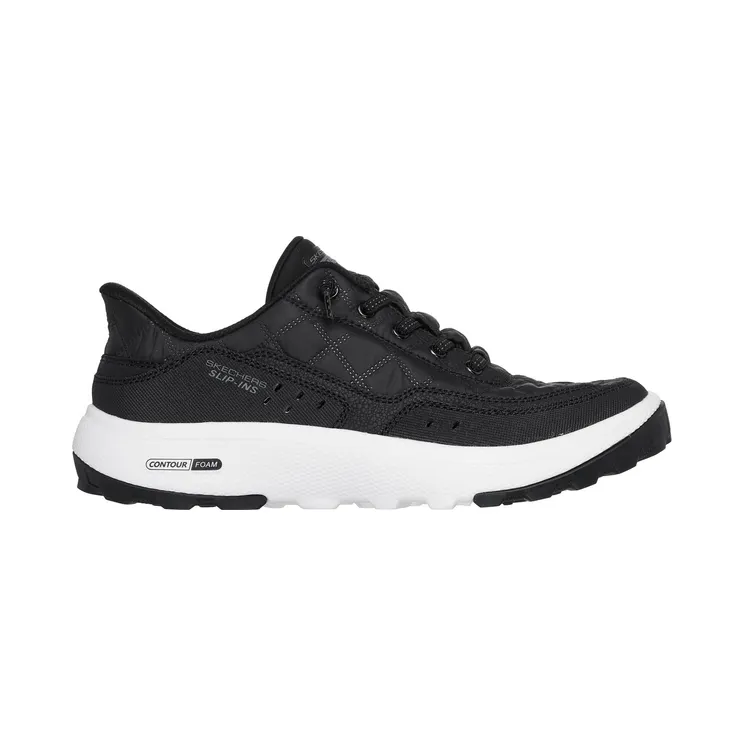 Skechers Slip-ins Relaxed Fit Urban Explore – Cozy Fit “Black / White” (180277BKW)