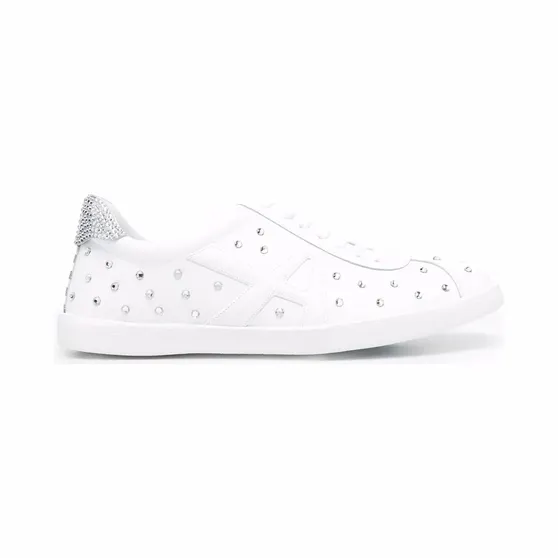 Aquazzura verfraaid met kristallen “White” (TCDFLASKCALFFC)