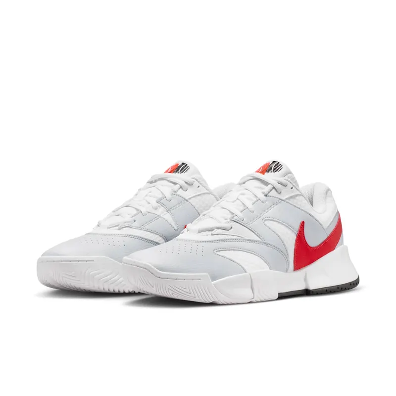 Nike Court Lite 4 White Pure Platinum Crimson (FD6574-109)