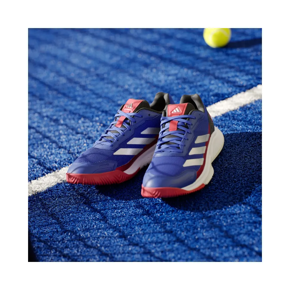 Adidas Courtquick Padel Lucid Blue / Silver Metallic / Lucid Red (JP9592)