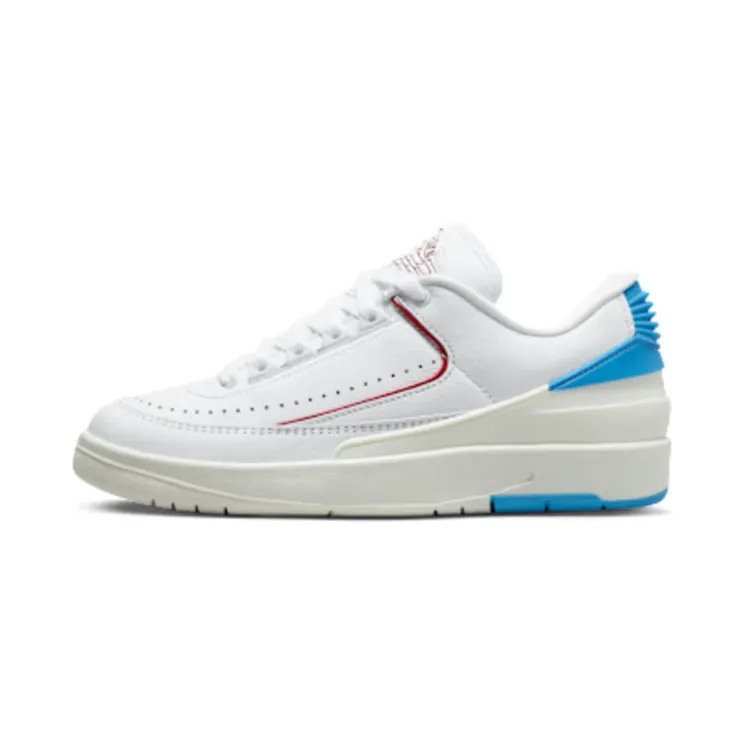 Air Jordan 2 Retro Low Wit/Dark Powder Blue/Sail/Gym Red (DX4401-164)