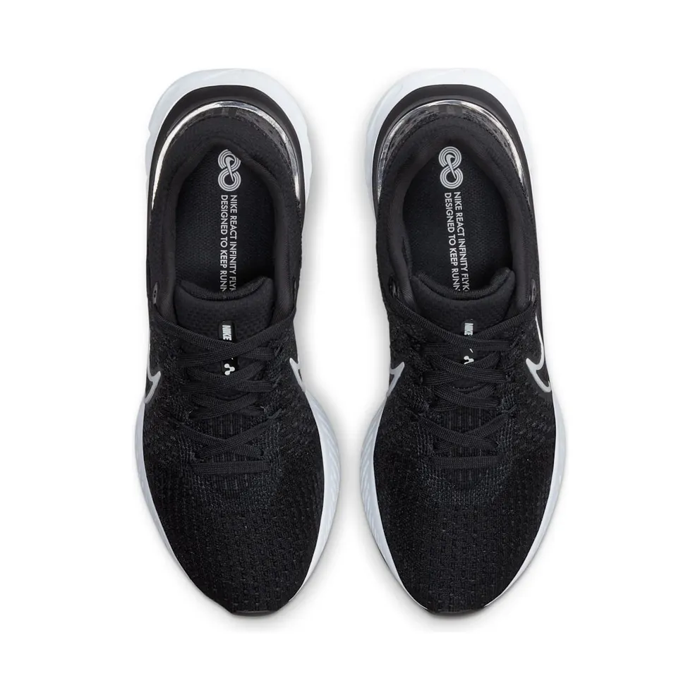 Nike React Infinity Run Flyknit 3 Road Running Black (DH5392-001)