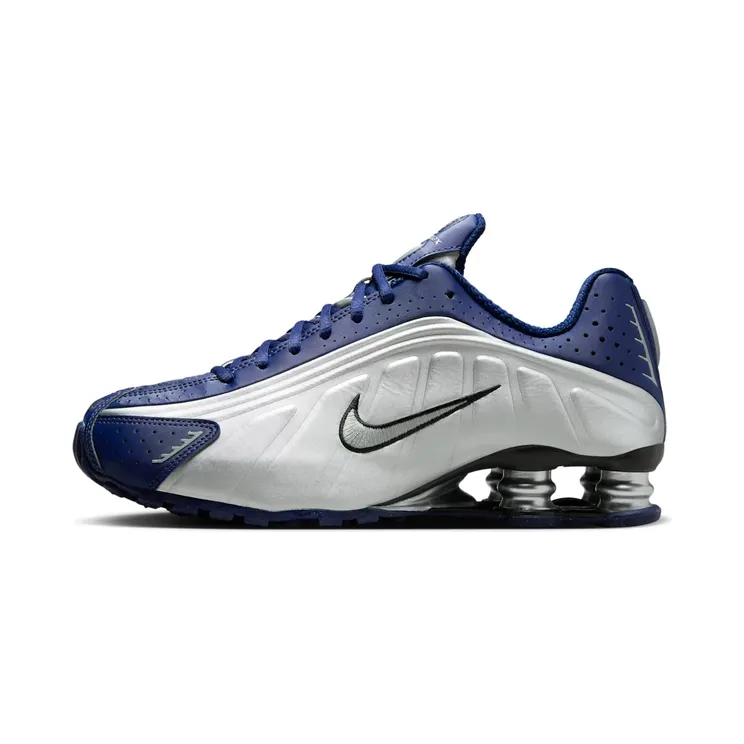 Nike Shox R4 “Blue Void / Black / Metallic Silver” (AR3565-400)