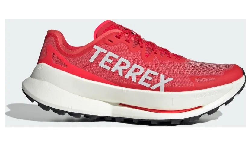 adidas Terrex Agravic Speed Ultra Trail Pure Ruby Grey One Lucid Red (JR4028)
