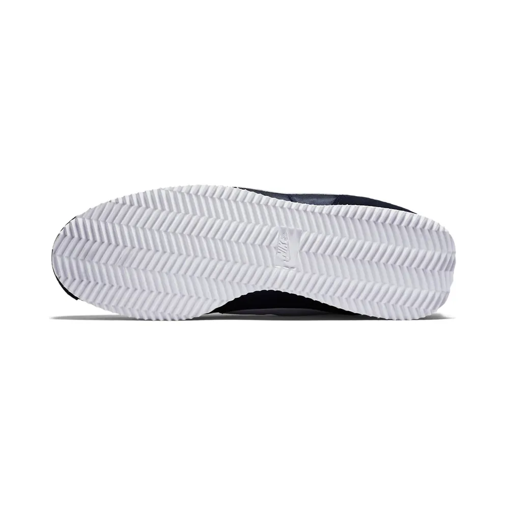 Nike Cortez Basic Nylon Obsidian White-Metallic Silver Obsidian/White-Metallic Silver (819720-411)