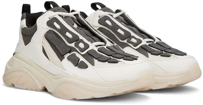 AMIRI Black & Gray Bone Runner (AW22MFS001)