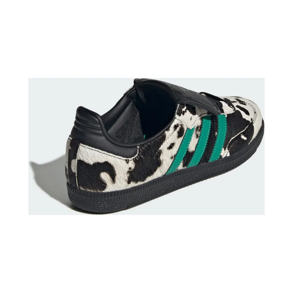 Adidas Samba LT Core Black / Lucid Blue / Gold Metallic “Animal Print” (JS3930)