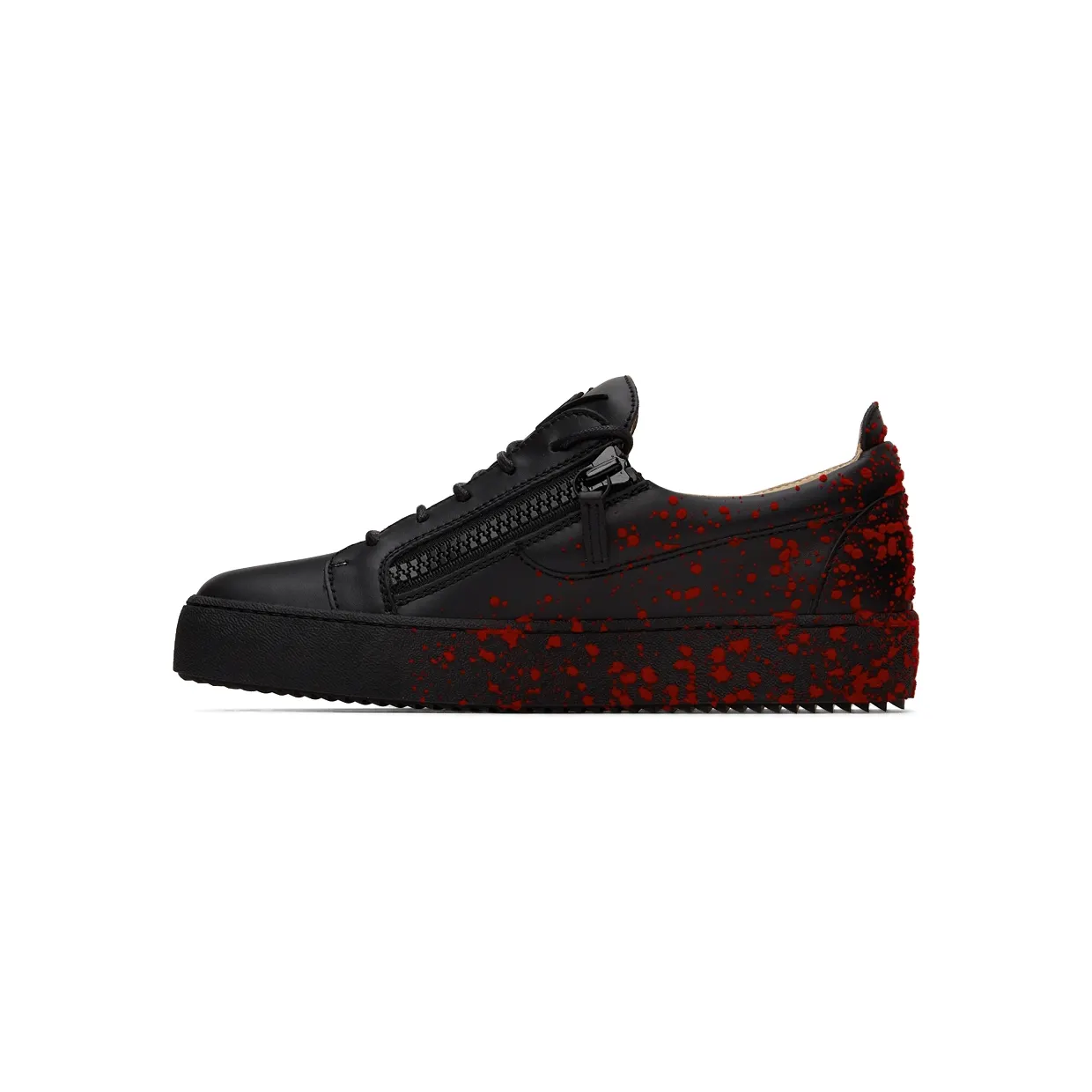 Giuseppe Zanotti Black & Red Birel Sneakers (RU00024-88168) (3)
