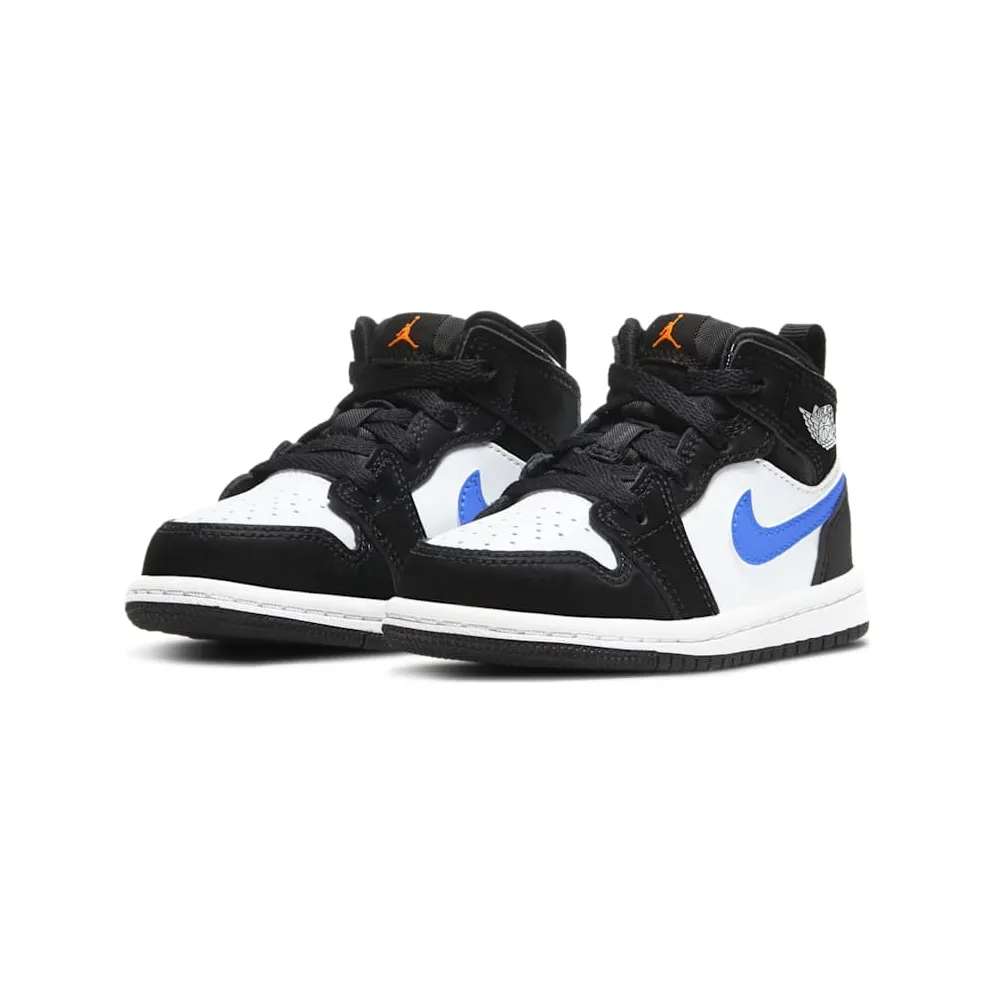 Jordan 1 Mid Black Racer Blue White (TD) Black/Racer Blue-White (640735-084)