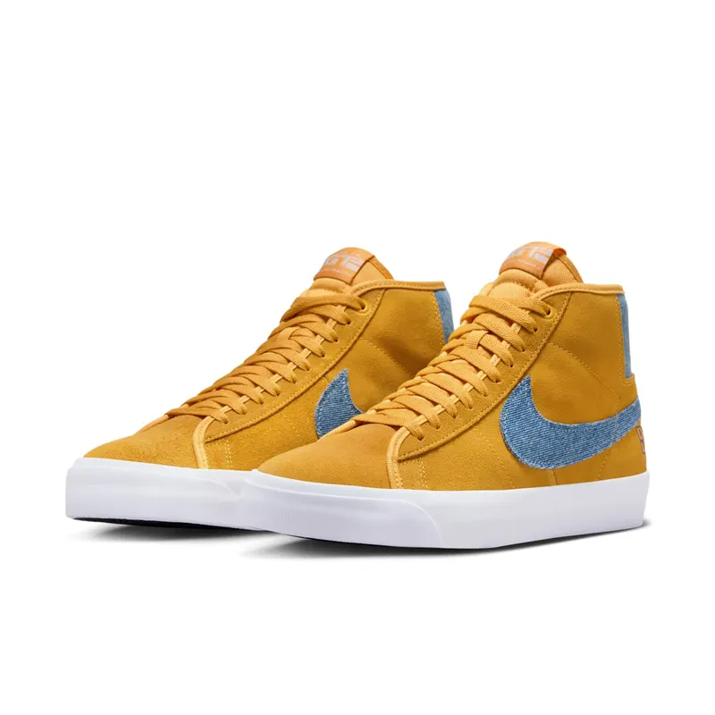 Nike SB Zoom Blazer Mid Pro GT Grant Taylor University Gold Denim (FD0269-700)