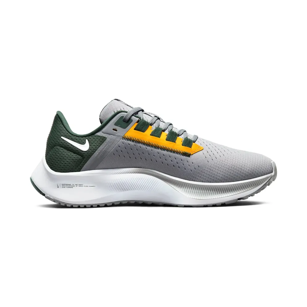 Nike Air Zoom Pegasus 38 Green Bay Packers Grey (DJ0844-001)