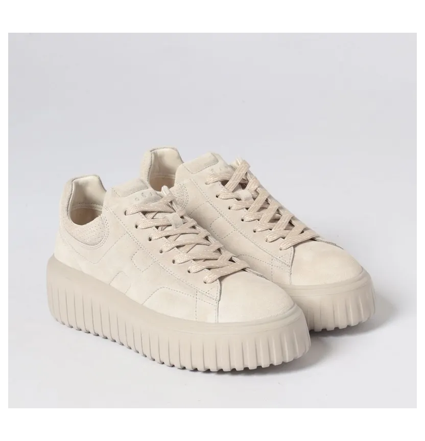 Hogan H-Stripes Suede Grey (HXW6450FC63BTMB022)