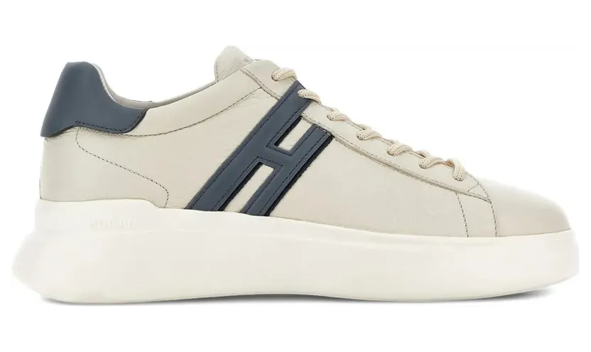 Hogan H580 leren low-top – Beige (HXM5800DV42U)