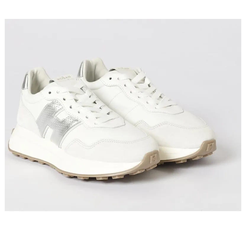 Hogan H641 Suede and Nylon White (HXW6410EH4PUNI0351)