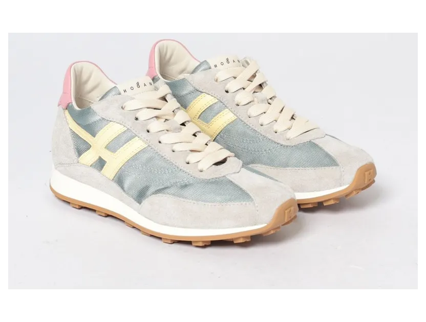 Hogan H699 in Mesh and Suede Gnawed Blue (HXW6990GA20V0O0FEB)