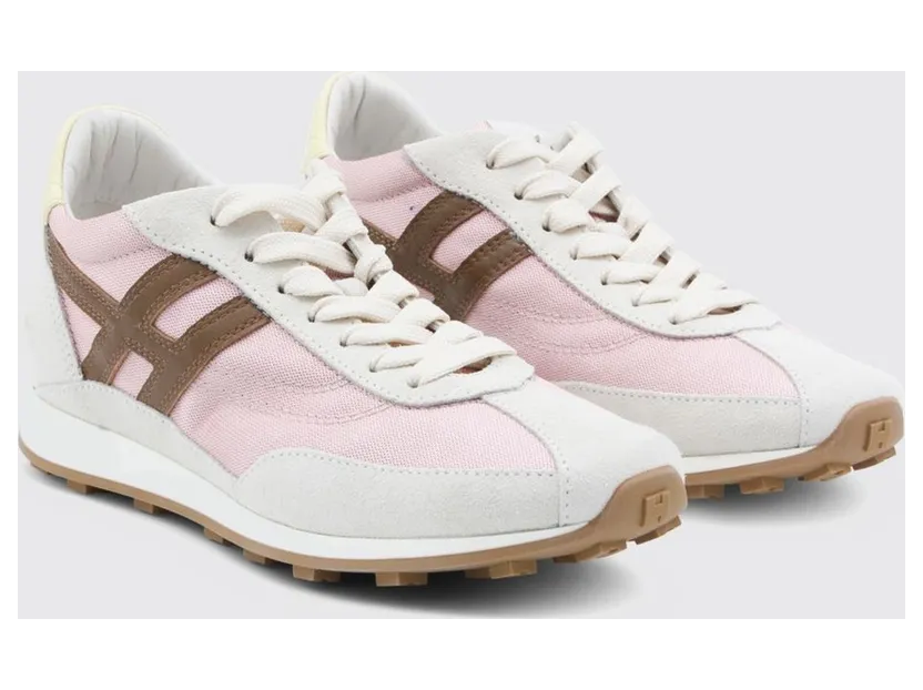 Hogan H699 in Mesh and Suede Pink (HXW6990GA20V0O0FEC)