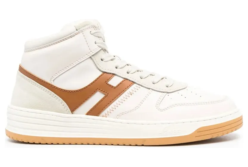 Hogan High-Top- mit Kontrasteinsätzen – Nude (HXM6300EU40OEA)