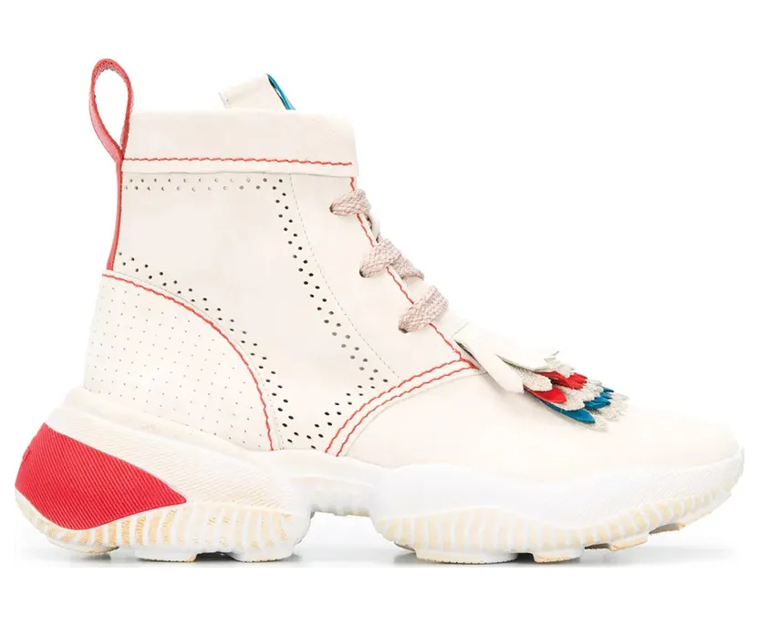 Hogan ‘Interaction’ High-Top- – Nude (GYW5250CY30O1AT02U)