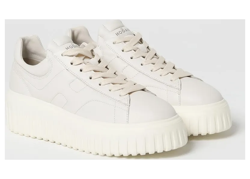 Hogan Nappa Leather Yellow Cream (HXW6450FC60LE9B013)
