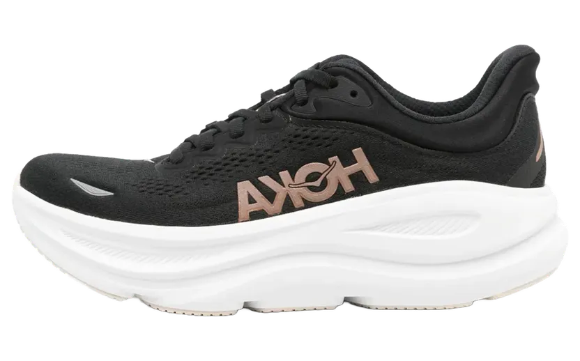 Hoka BONDI 9 “BLACK / ROSE GOLD” (1162012-BRGL)