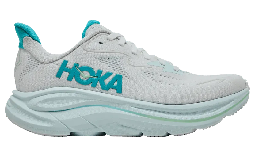 Hoka CLIFTON 10 “WHITE / CIELO BLUE” (1162031-WTCL)