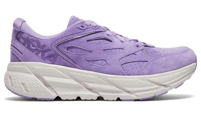 Hoka One One Bondi L Suede Chalk Violet Lilac Ash (Unisex) (1122571-CVLA)