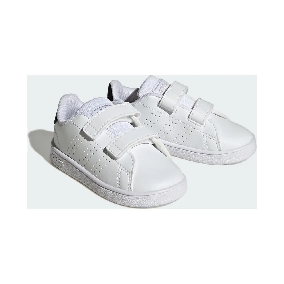 Adidas Advantage Lifestyle Court Two Hook-and-Loop Cloud White / Core Black / Silver Metallic (IG2545)