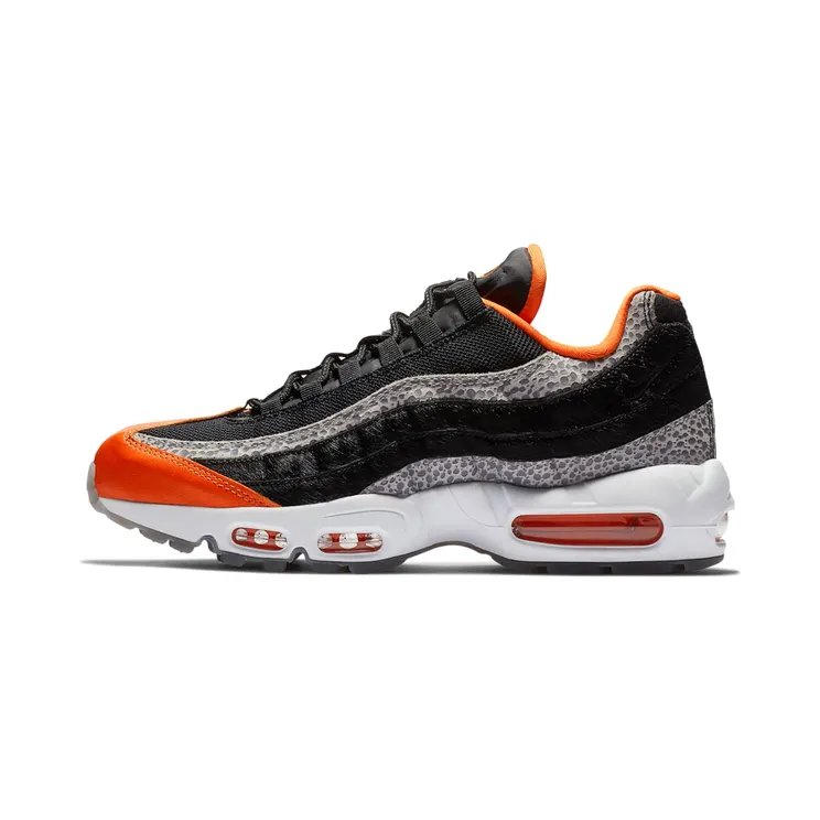 Nike Air Max 95 ‘Safari Granite’ “Black / Granite / Safety Orange” (AV7014-002)