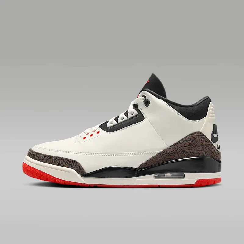 Air Jordan 3 World’s Best Dad “Sail / University Red / Pale Ivory / Black” (IF4396-103)