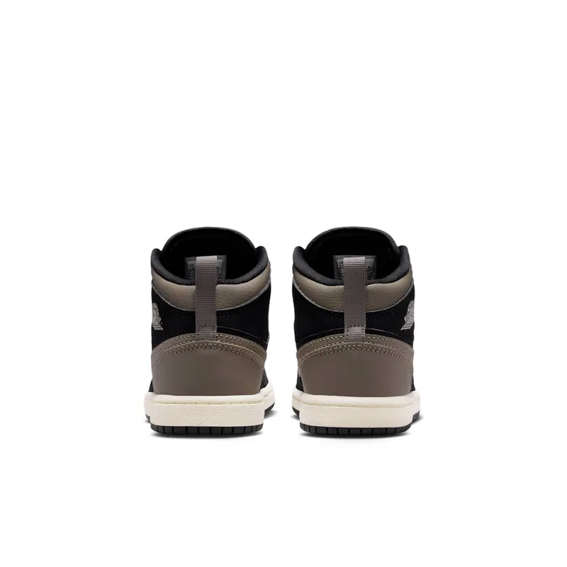 Air Jordan 1 Black/Light Wild Mango/Muslin/Olive Grey (IB7052-002)