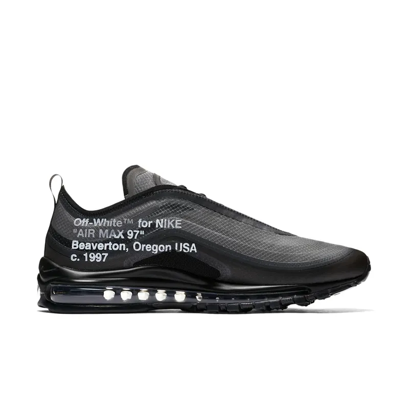 Nike Air Max 97 Off-White Black Black/Cone-Black-White (AJ4585-001)