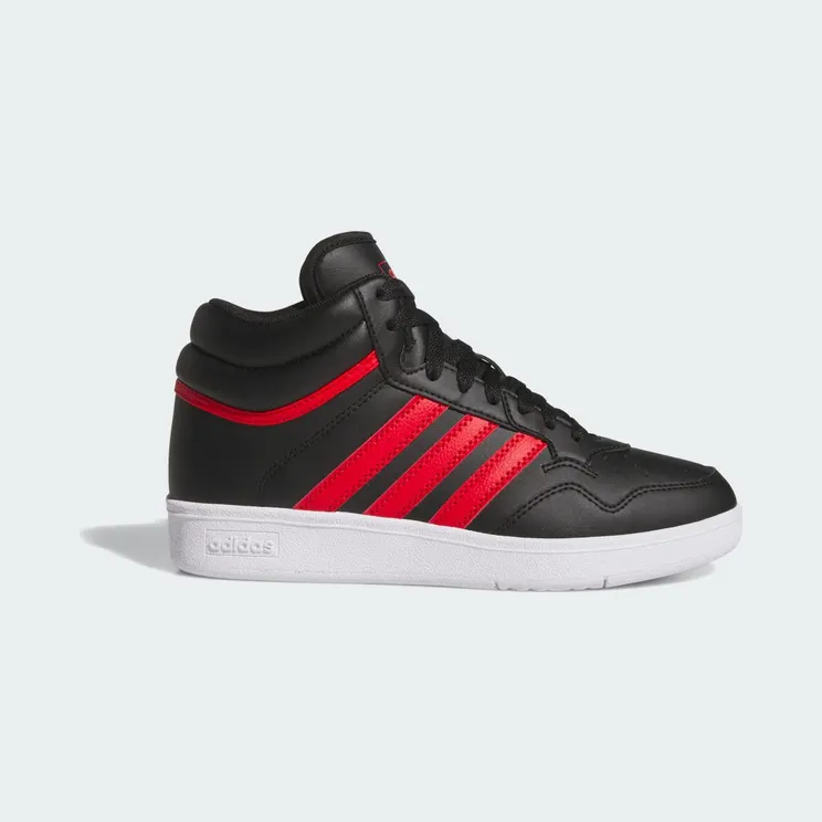 Adidas Hoops 4.0 Mid Sneakers Core Black / Better Scarlet / Cloud White (JI3475)