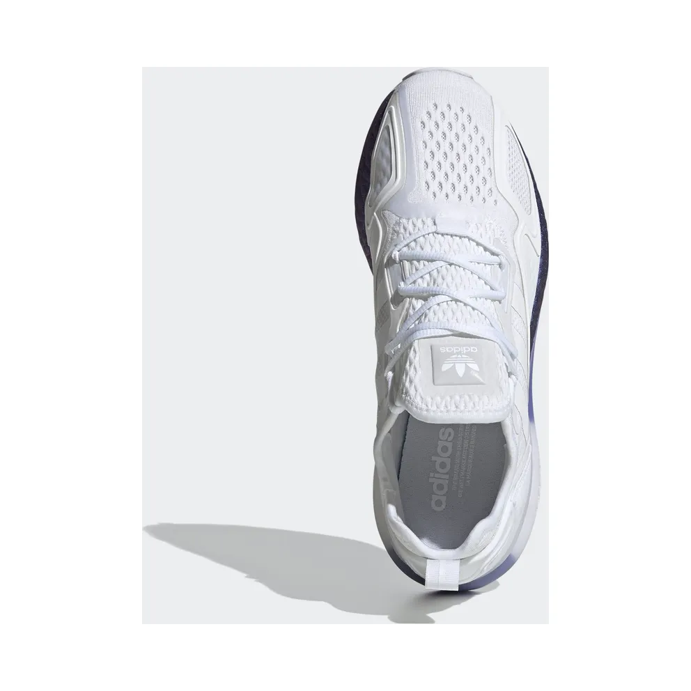 adidas ZX 2K Boost White Iridescent Boost (W) Cloud White/Cloud White/Boost Blue Violet Metallic (FV2928)