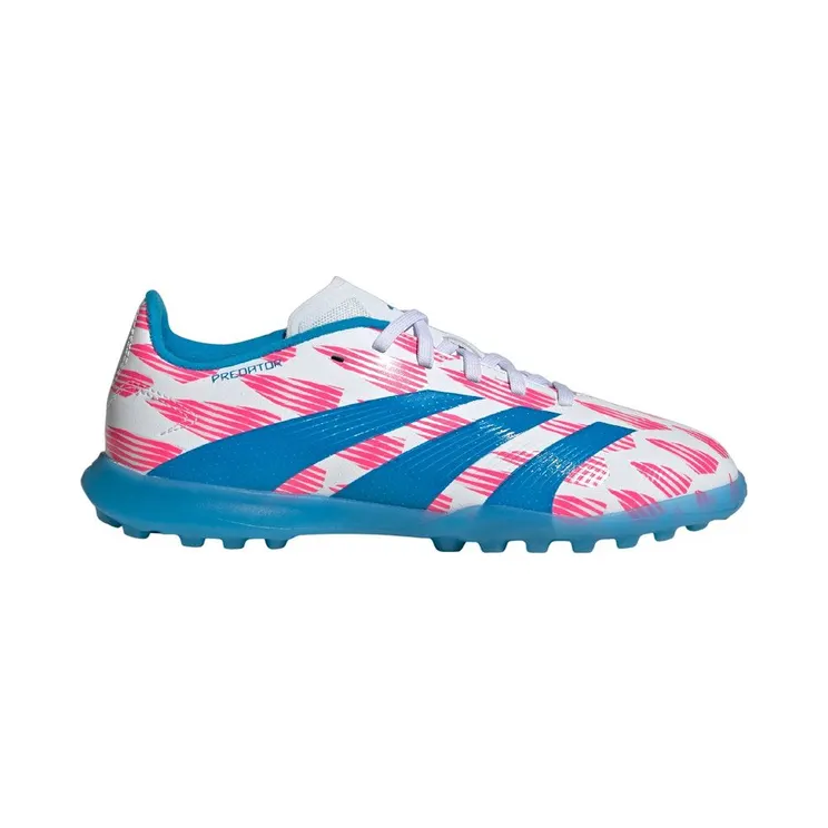 adidas Predator League Turf Cloud White Solar Blue Solar Pink (ID3427)