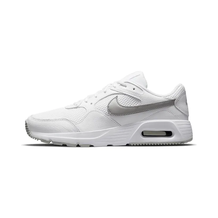Nike Air Max SC “White / Pure Platinum / Metallic Platinum” (CW4554-100)