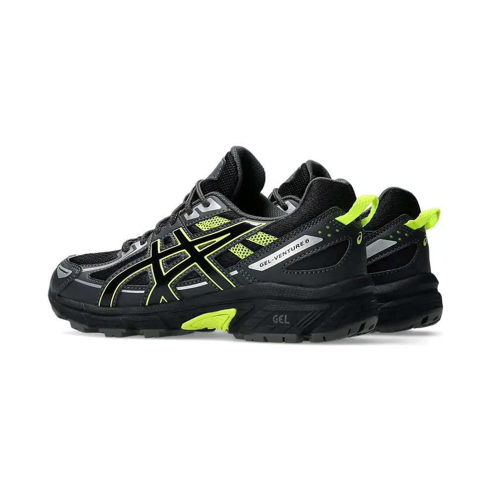ASICS GEL-VENTURE 6 GS “Black / Safety Yellow” (1204A162-003)