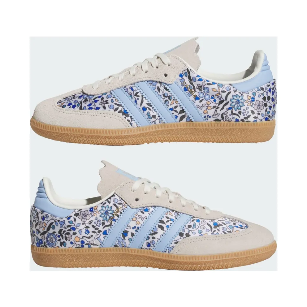 Adidas Samba OG x Liberty London Kids Blue / Off White / Gum (JP8080)