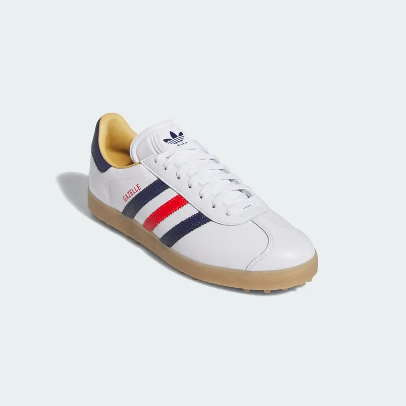 Adidas Gazelle Spikeless Golf “White / Dark Blue” (JP7705)
