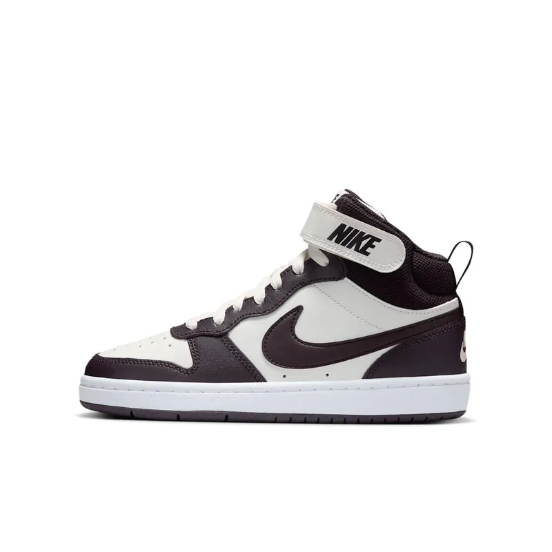 Nike Court Borough Mid 2 Sail White Burgundy Ash (CD7782-126)