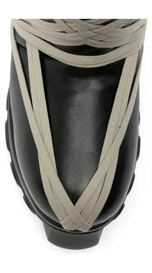 Rick Owens Mega Bumper Lace-up “Black” (RU02F4862 LGYPW1 99) (4)